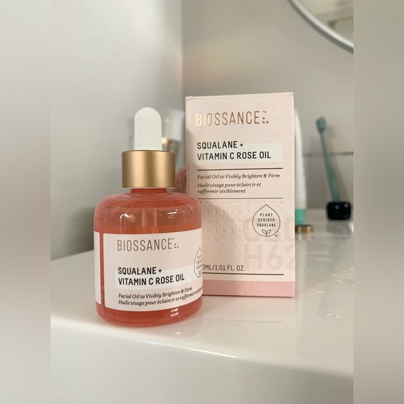 NEVER OPENED! Biossance Squalene + Vitamin C Rose Oil - Picture 3 of 6